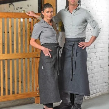 Barfly Talon Bistro Apron - Black Denim