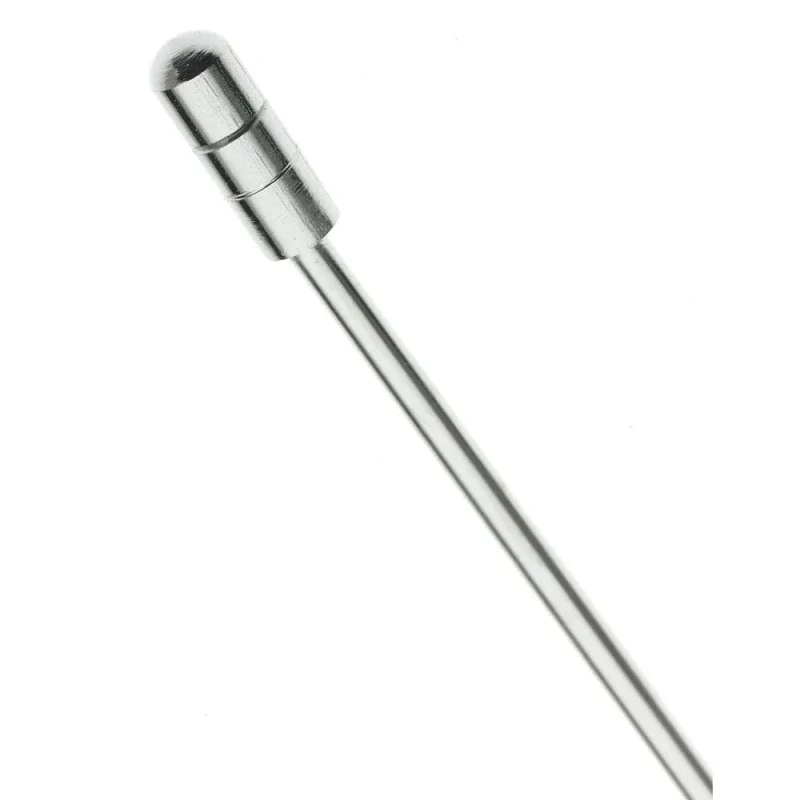 Barfly Cocktail Picks - Grooved Top - Set of 12 - 4 3/8" - Stainless Steel