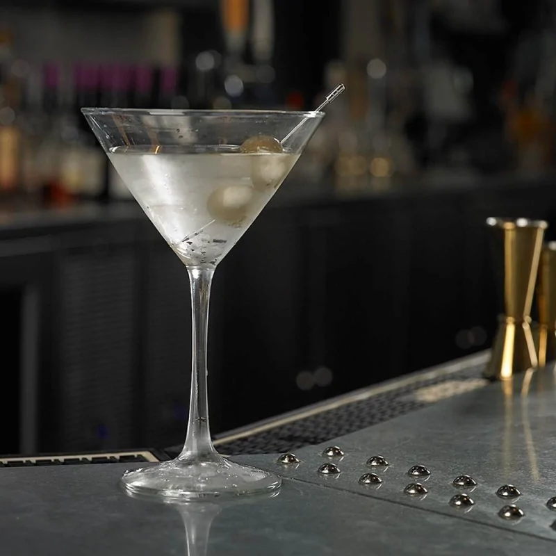 Barfly Cocktail Picks - Grooved Top - Set of 12 - 4 3/8" - Stainless Steel