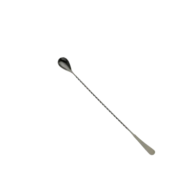 Barfly Japanese Style Bar Spoon - 13 3/16" (33.5 cm) - Black - Set of 12