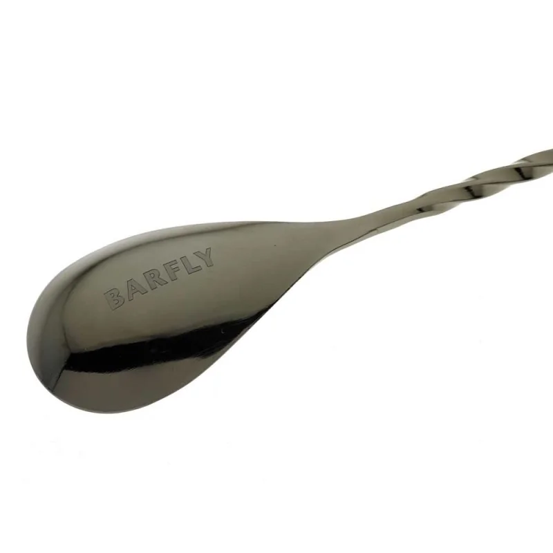 Barfly Classic Bar Spoon - 11 13/16" (30 cm) - Black - Set of 12