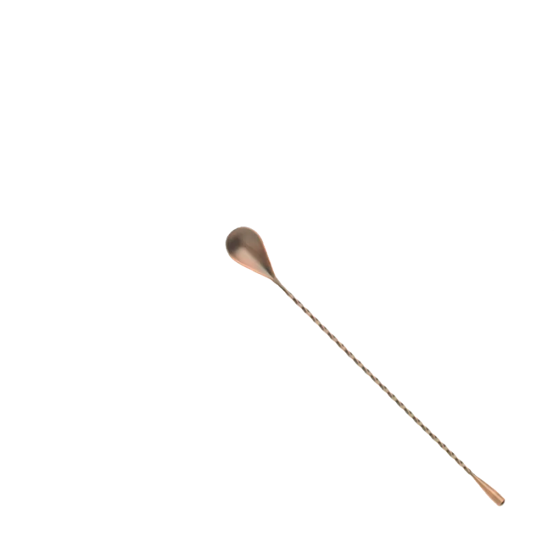 Barfly Classic Bar Spoon - 11 13/16" (30 cm) - Antique Copper - Set of 12