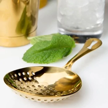Barfly Julep Strainer - Gold Plated - Set of 12