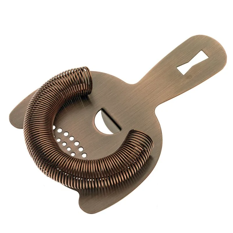Barfly Heavy-Duty Spring Bar Strainer - Antique Copper - Set of 6 Barfly Heavy-Duty Spring Bar Strainer - Antique Copper - Set of 6