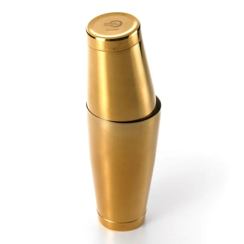 Barfly Shaker/Tin Set - Gold Plated - Set of 6