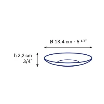 Duralex Le Gigogne Collection Clear Saucer - 5 1/4" - Case of 72