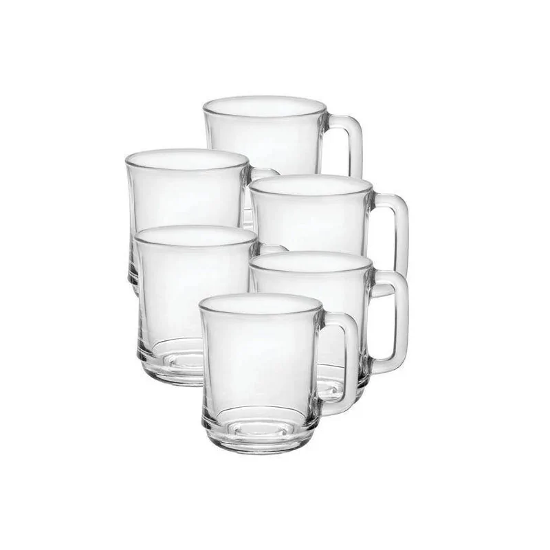 Duralex Lys Collection Clear Mug - 10 3/8 oz - Case of 48