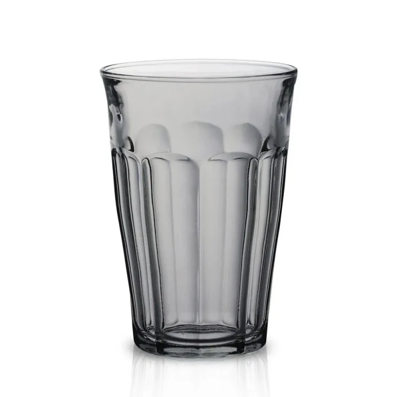 Duralex Picardie Collection Grey Highball Tumbler - 12 1/8 oz - Case of 48 Duralex Picardie Collection Grey Highball Tumbler - 12 1/8 oz - Case of 48