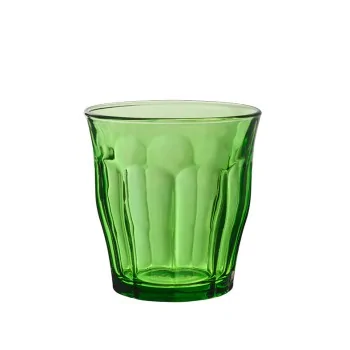 Duralex Picardie Collection Green Tumbler - 10 3/8 oz - Case of 48