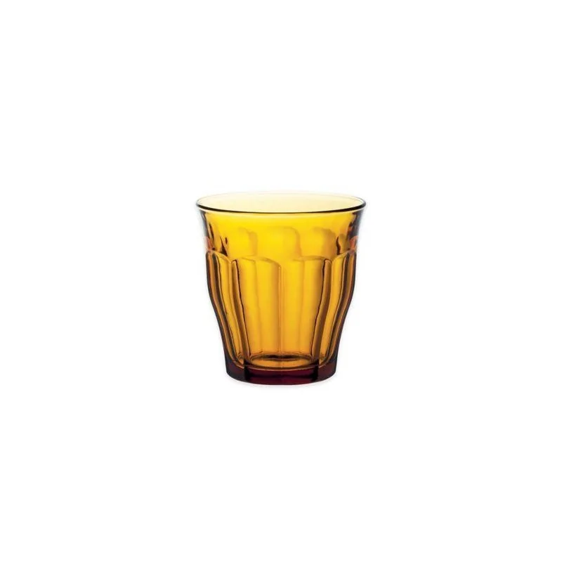 Duralex Picardie Collection Amber Tumbler - 10 3/8 oz - Case of 48