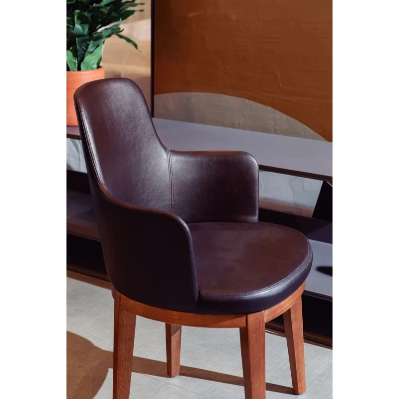 London Armchair Almond Upholstered Coffee - Set of 2