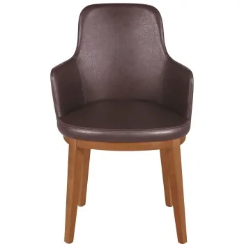 London Armchair Almond Upholstered Coffee - Set of 2