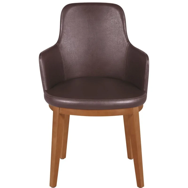 London Armchair Almond Upholstered Coffee - Set of 2