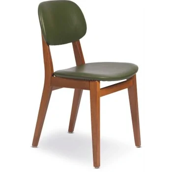Tauari Almond Green Upholstered Chair London - 20.6" x 17.7" x 32.7" - Set of 2