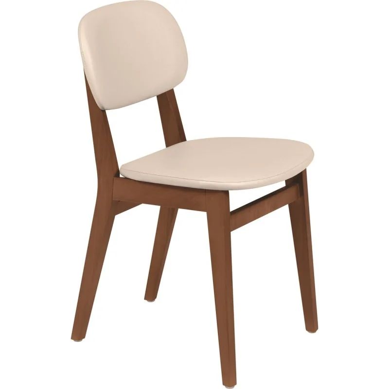 Tauari Almond Beige Upholstered Chair London - 20.6" x 17.7" x 32.7" - Set of 2 Tauari Almond Beige Upholstered Chair London - 20.6" x 17.7" x 32.7" - Set of 2
