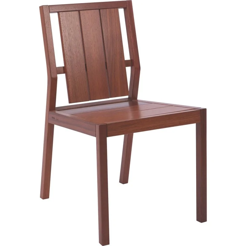 Brazilian Cherry Wood Backrest Chair Lanati - 23.2" x 18.5" x 32.3" Brazilian Cherry Wood Backrest Chair Lanati - 23.2" x 18.5" x 32.3"