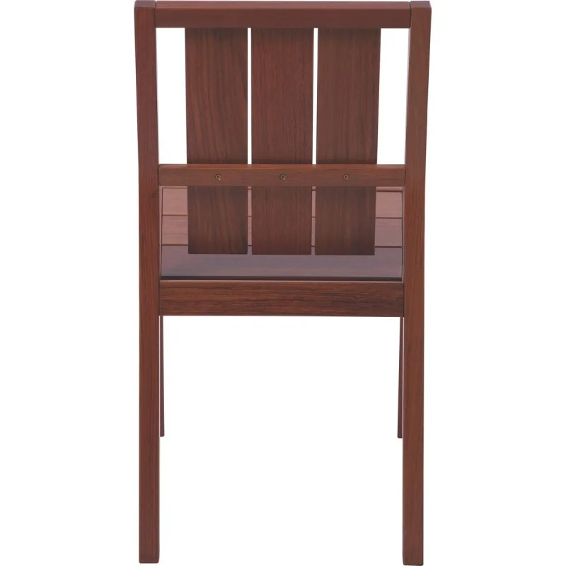 Brazilian Cherry Wood Backrest Chair Lanati - 23.2" x 18.5" x 32.3" Brazilian Cherry Wood Backrest Chair Lanati - 23.2" x 18.5" x 32.3"