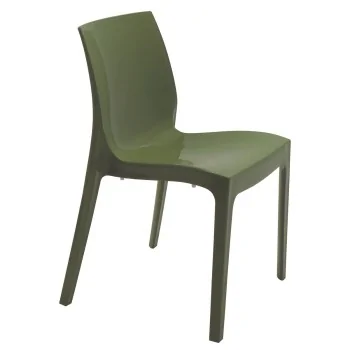 Poly Chair Green - 20.1" x 20.5" x 31.5" - Set of 4