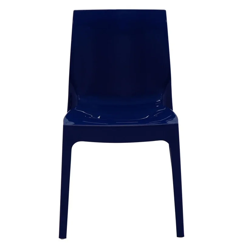 Poly Chair Blue - 20.1" x 20.5" x 31.5" - Set of 4 Poly Chair Blue - 20.1" x 20.5" x 31.5" - Set of 4