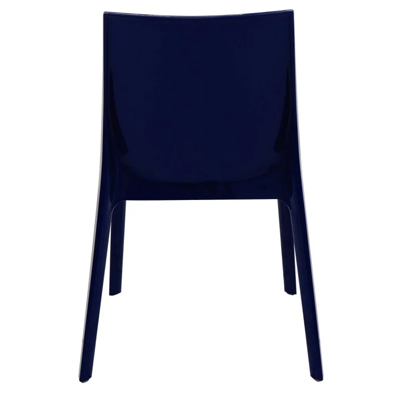 Poly Chair Blue - 20.1" x 20.5" x 31.5" - Set of 4 Poly Chair Blue - 20.1" x 20.5" x 31.5" - Set of 4