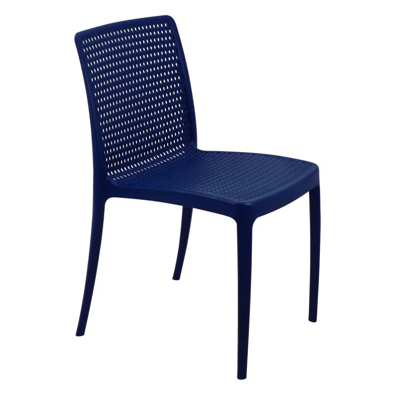 Poly Chair Blue Ocean Clean - 21.3" x 20.1" x 32.5" - Set of 4 Poly Chair Blue Ocean Clean - 21.3" x 20.1" x 32.5" - Set of 4