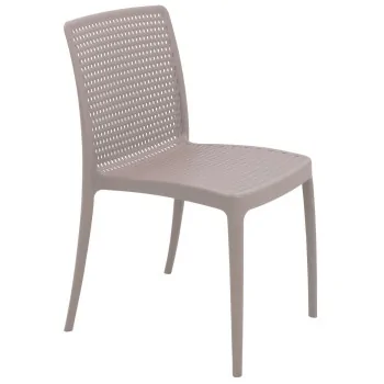 Poly Chair Taupe - 21.3" x 20.1" x 32.5" - Set of 4