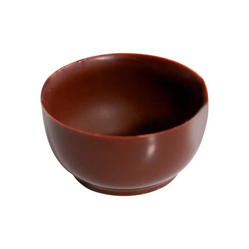 Polycarbonate Minichocofill Chocolate Bowl Shell Petits Fours Mold - 15 pcs - Ø40 h 18.5 mm - 10gr Polycarbonate Minichocofill Chocolate Bowl Shell Petits Fours Mold - 15 pcs - Ø40 h 18.5 mm - 10gr