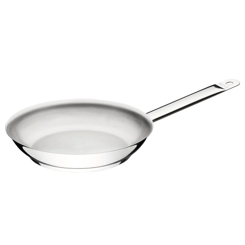 Tramontina 12 in Saute Pan Stainless Steel - Triply Base - Tubular Handle - Set of 4 Tramontina 12 in Saute Pan Stainless Steel - Triply Base - Tubular Handle - Set of 4