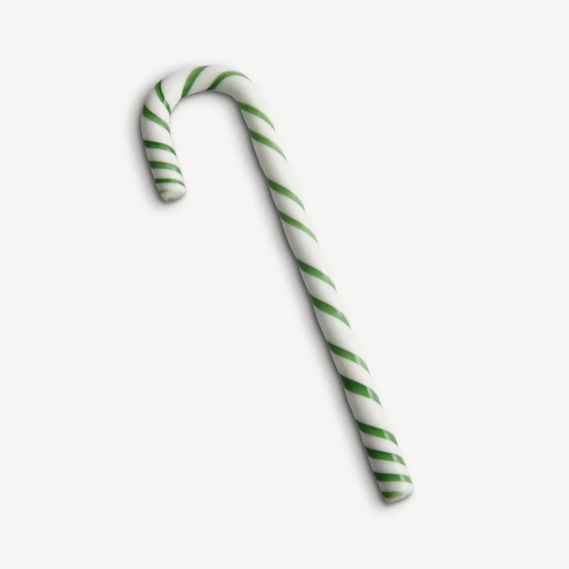Kosta Boda Polka Candy Cane White/Green Kosta Boda Polka Candy Cane White/Green