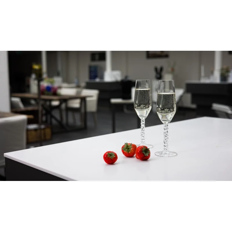 Orrefors Carat Crystal Champagne Flute - Set of 2