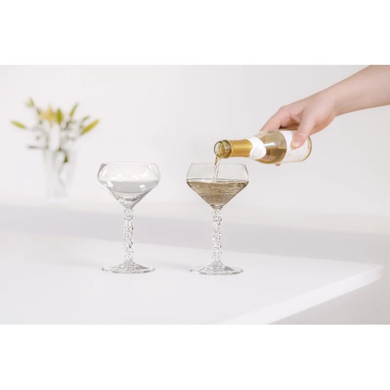 Orrefors Carat Crystal Coupe - Set of 2