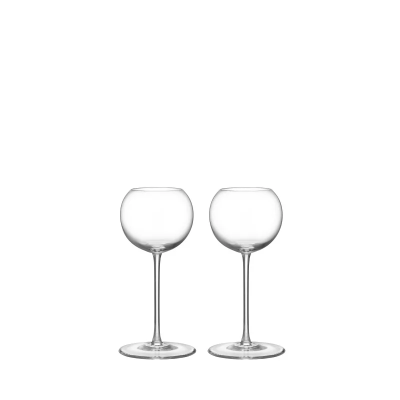 Orrefors Geometry Crystal Liqueur - Set of 2