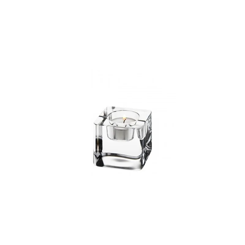 Orrefors Ice Cube Votive Clear