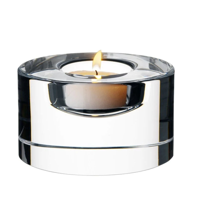 Orrefors Puck Tealight Holder Large Orrefors Puck Tealight Holder Large
