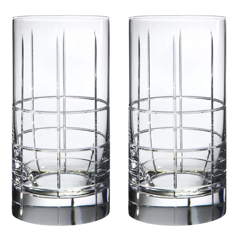 Orrefors Street Crystal Highball - Set of 2