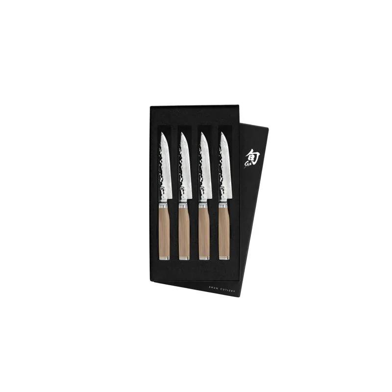 Shun Premier Blonde 4 Pc Steak Knife Knife Set Shun Premier Blonde 4 Pc Steak Knife Knife Set