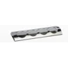 Elegant 18/10 Stainless Steel Tray - Mirror Polished - 24 x 7.5 cm (4-Hole Design)