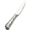 Bon Chef Kobe Steak Knife - 9 - 3/4" - Serrated Blade - Satin Handle - Set of 12