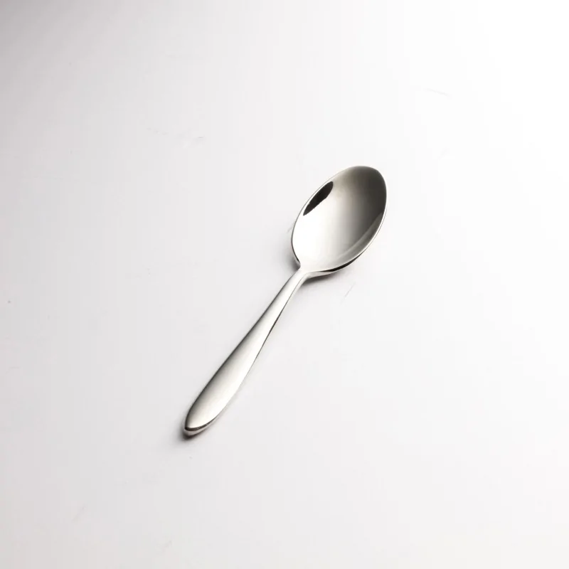 Bon Chef Luce Demitasse Spoon - 4.72" - Mirror Finish - Set of 12