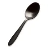 Bon Chef Luce Demitasse Spoon - 4.53" - Black Matte Finish - Set of 12