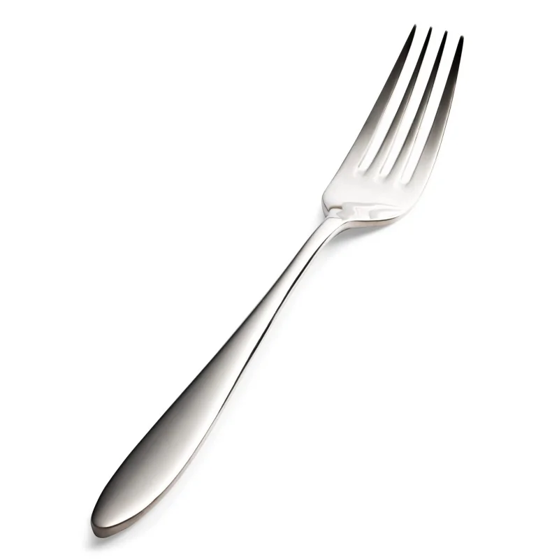 Bon Chef Luce Euro Dinner Fork - 8.14" - Mirror Finish - Set of 12