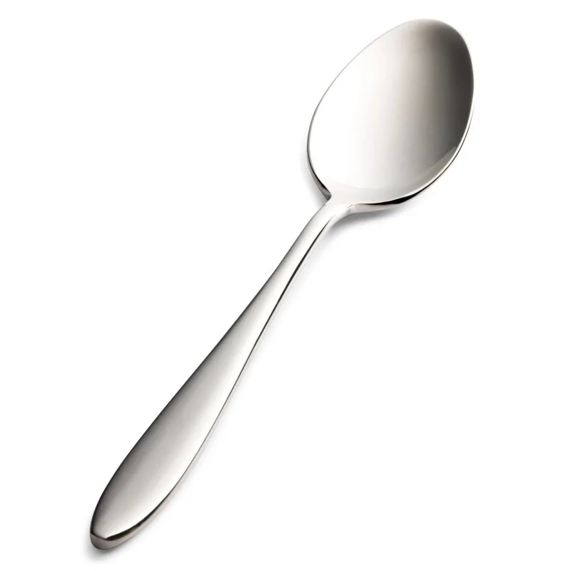 Bon Chef Luce Soup/Dessert Spoon - 7.95" - Mirror Finish - Set of 12
