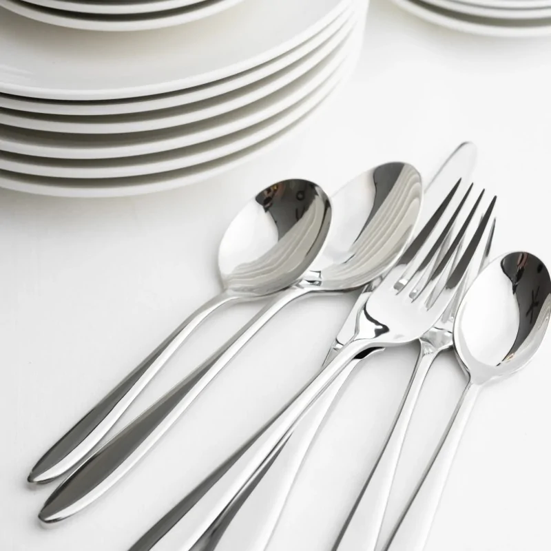 Bon Chef Luce Bouillon Spoon - 6.36" - Mirror Finish - Set of 12