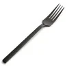 Bon Chef Milan European Dinner Fork - 8.25" - Black PVD Mirror - Set of 12