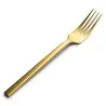Bon Chef Milan European Dinner Fork - 8.25" - Rose Gold PVD Mirror - Set of 12