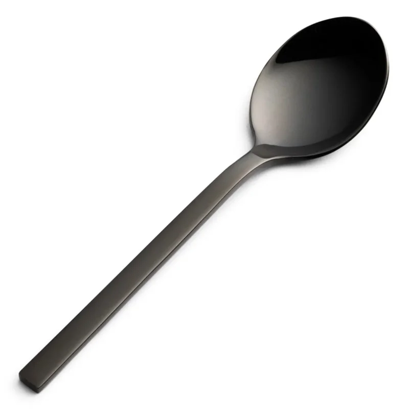 Bon Chef Milan Teaspoon - 5.5" - Black PVD Mirror Finish - Set of 12 Bon Chef Milan Teaspoon - 5.5" - Black PVD Mirror Finish - Set of 12