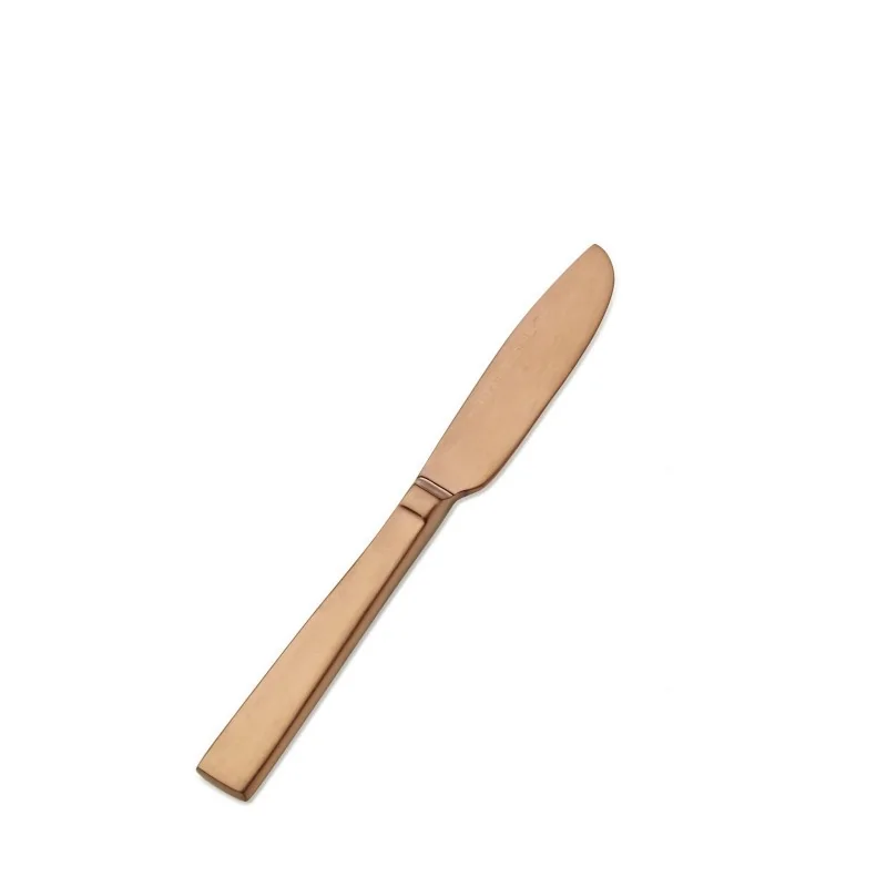 Bon Chef Roman Butter Knife - 6 - 7/8" - Rose Gold Matte - Set of 12 Bon Chef Roman Butter Knife - 6 - 7/8" - Rose Gold Matte - Set of 12
