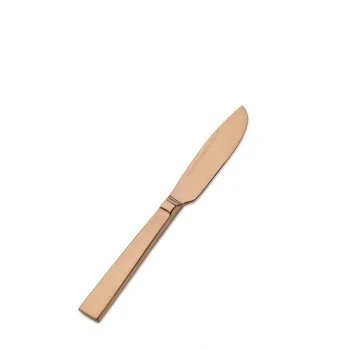 Bon Chef Roman Butter Knife - 6 - 7/8" - Rose Gold - Set of 12