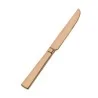 Bon Chef Roman Euro Dinner Knife - 9 - 3/8" - Rose Gold - Set of 12