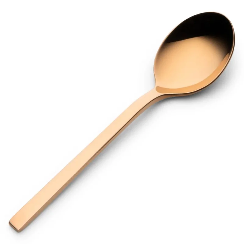 Bon Chef Milan Teaspoon - 5.5" - Rose Gold PVD Mirror Finish - Set of 12 Bon Chef Milan Teaspoon - 5.5" - Rose Gold PVD Mirror Finish - Set of 12